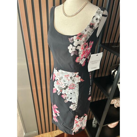 Milly Sophia Floral-Print Faille Sheath Dress Women's  Size 4 - Picture 1 of 8